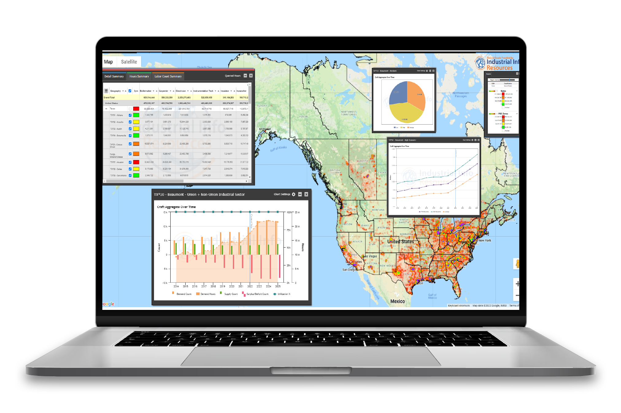 GeoLabor Analytics Tool | Industrial Info Resources
